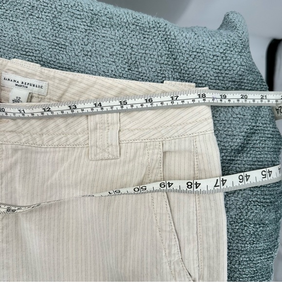 Banana Republic Striped Cotton/Linen Trouser Pants 12 - Picture 12 of 12